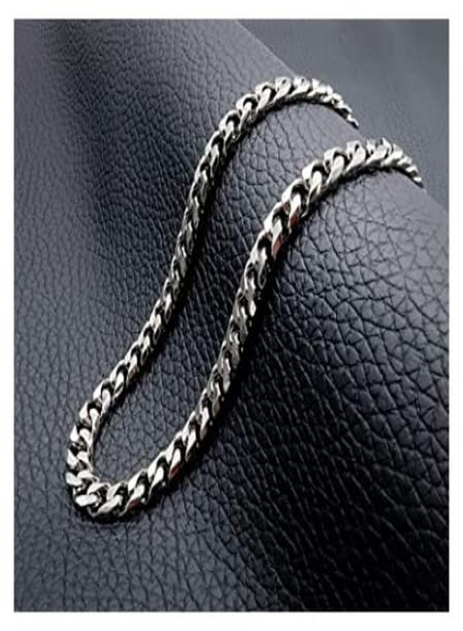 KsPups Heavy Duty Choke Cuban Chain I Dog Collar for Large Dogs, Strong Steel, Metal I Color Metal Links for Big Breeds I Rottweiler, Pitbull, Mastiff, Cane Corso, Doberman, Great Dane I (4mm 24Inch) - Image 2